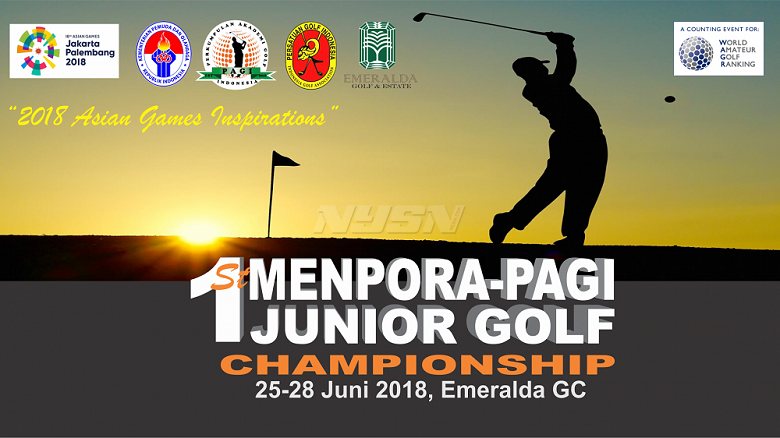 Perkumpulan Akademi Golf Indonesia (PAGI) menggelar turnamen golf Junior Piala Menteri Pemuda dan Olahraga (Menpora) Khusus, pada 25-28 Juni 2018. (pagi-golf.com)