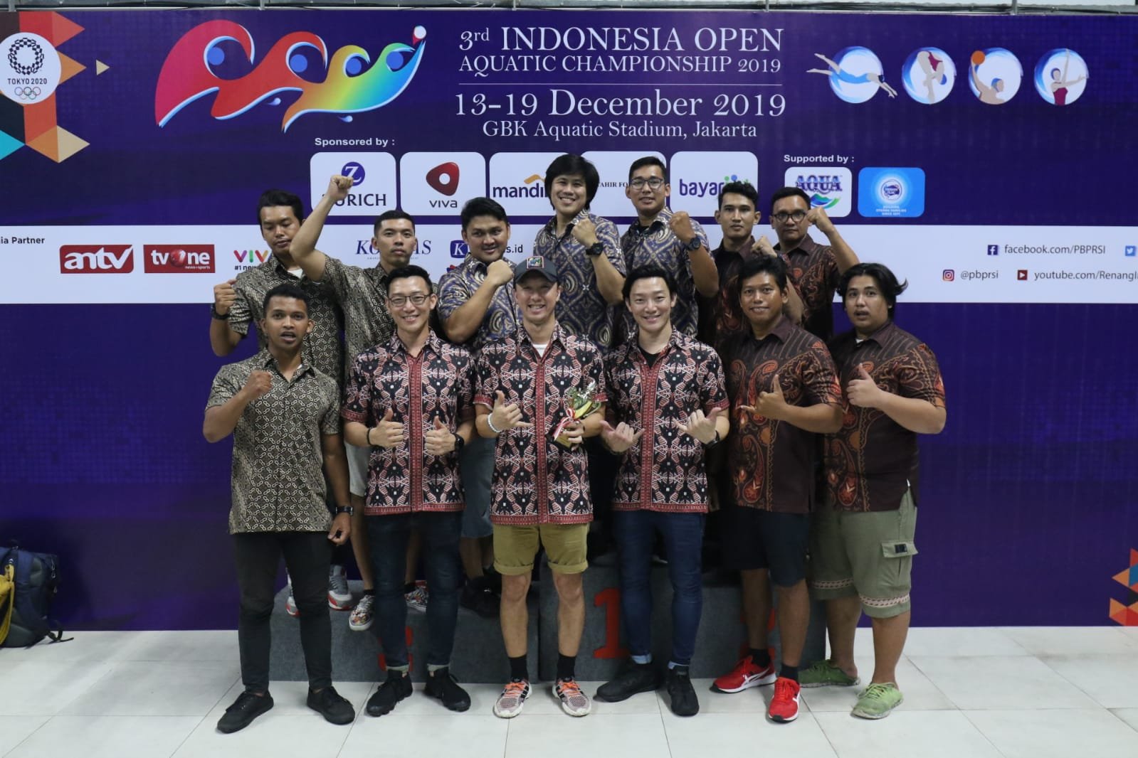 Klub Millennium Aquatic Jakarta Pusat Pertahankan Juara Umum 3rd IOAC 2019 .