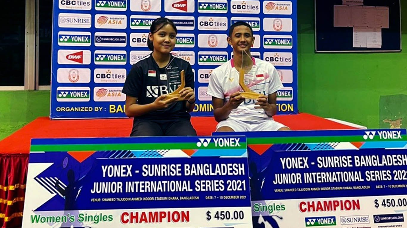 Indonesia Sabet 2 Gelar Juara dari Bangladesh