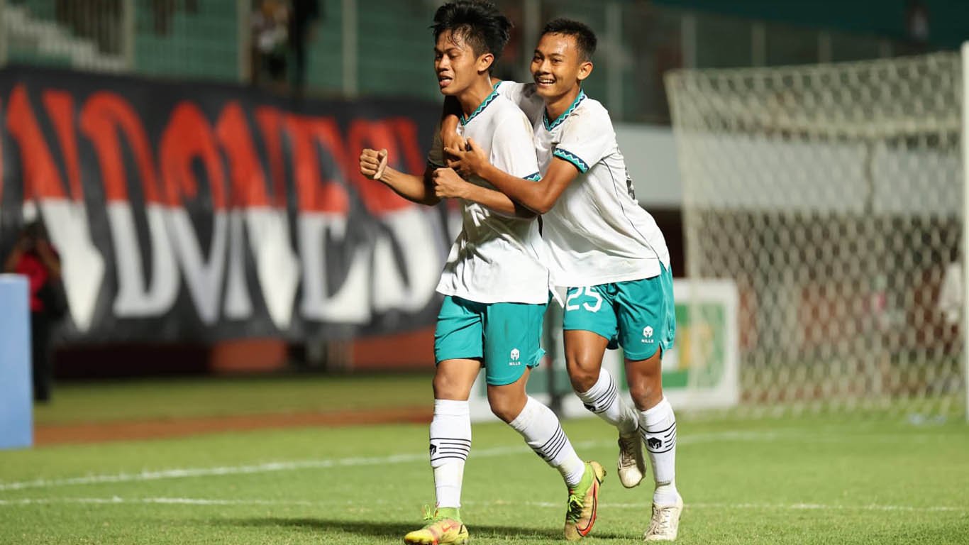 Pesta Gol, Timnas U-16 Indonesia Benamkan Singapura